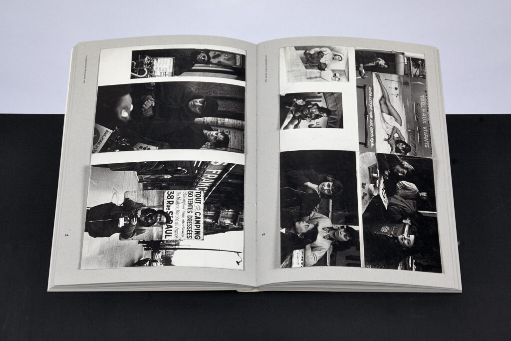 Double page du livre "Paris mortel. Retouché" van Zoetendaal Publishers, Amsterdam.